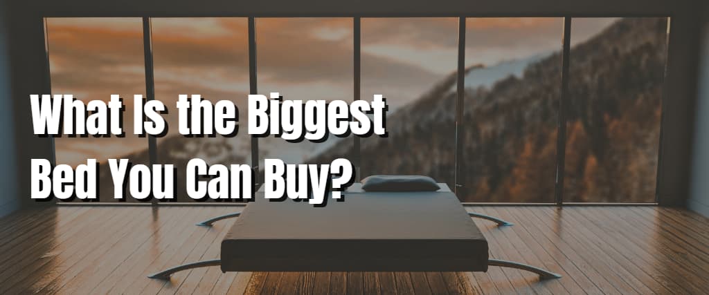 What Is the Biggest Bed You Can Buy