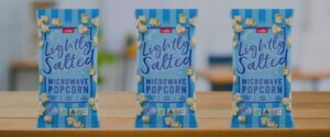 81 kcal Coles Lightly Salted Microwave Popcorn
