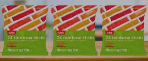 81 kcal for Coles Fruit Sticks