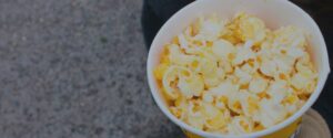 Air-popped macro popcorn