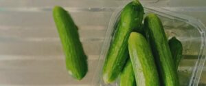 Baby cucumbers and Qukes