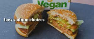 Low sodium choices