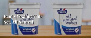 Paul’s Yoghurt Tub Set, All Natural